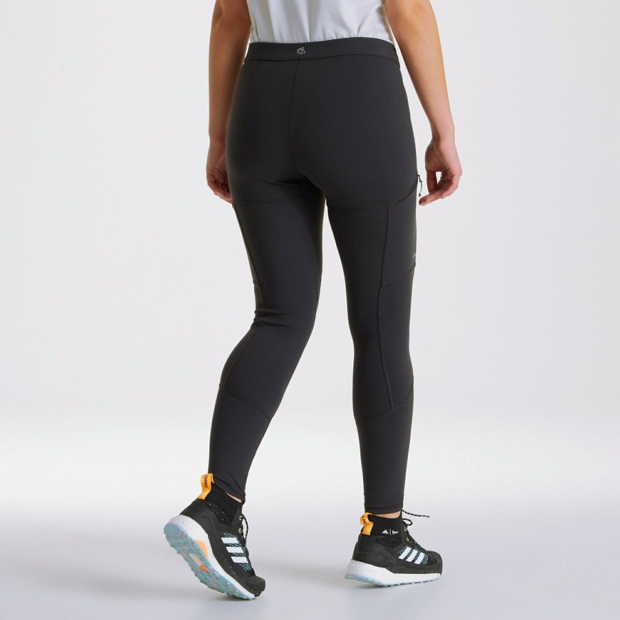 Womens Craghoppers Walking Trousers | Women'S Dynamic Leggings - Black