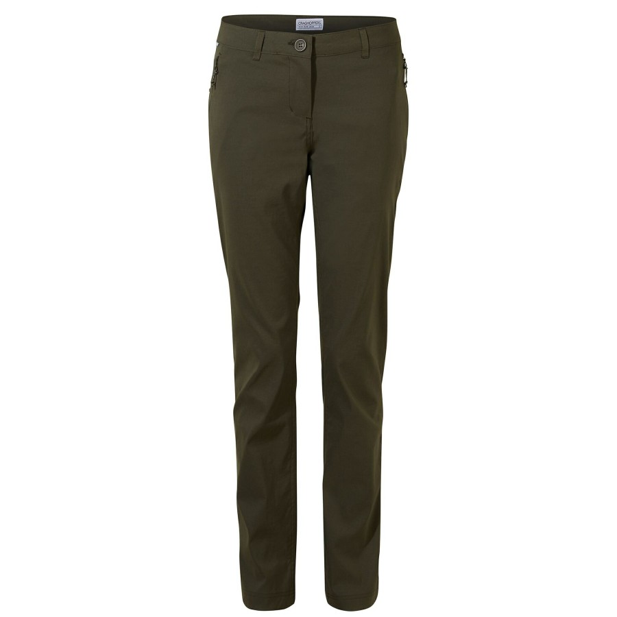 Womens Craghoppers Walking Trousers | Women'S Kiwi Pro Ii Trousers - Mid Khaki