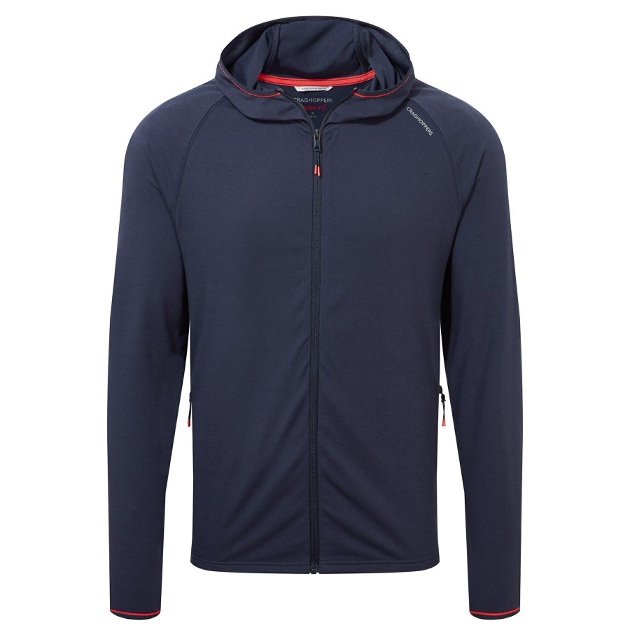 Mens Craghoppers Long Sleeve | Men'S Nosilife Nepos Hooded Jacket - Blue Navy