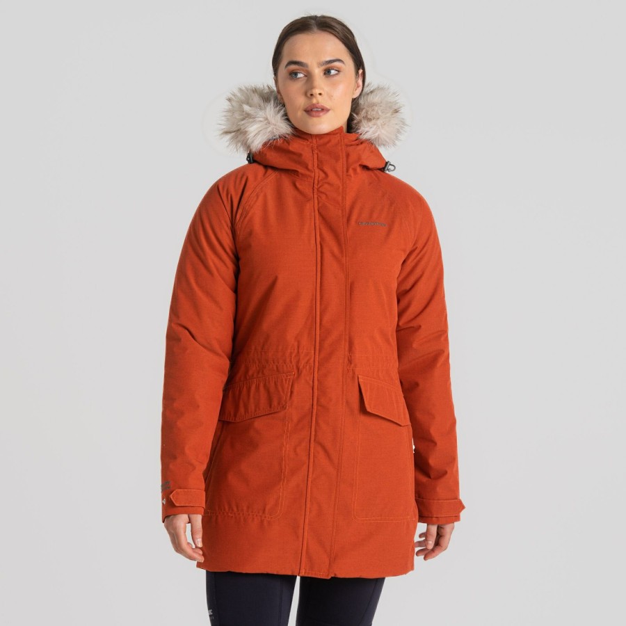 Womens Craghoppers Insulated Jackets | Women'S Sorcha Waterproof Jacket - Sedona Marl