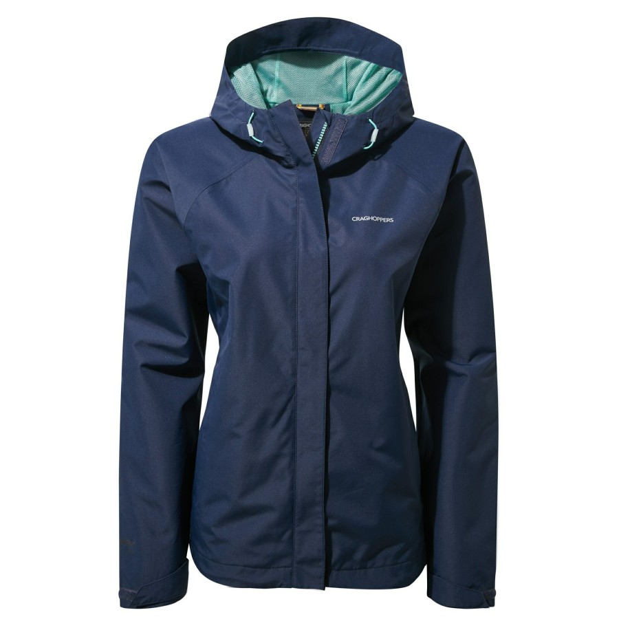 Womens Craghoppers Waterproof Jackets | Women'S Orion Waterproof Jacket - Blue Navy