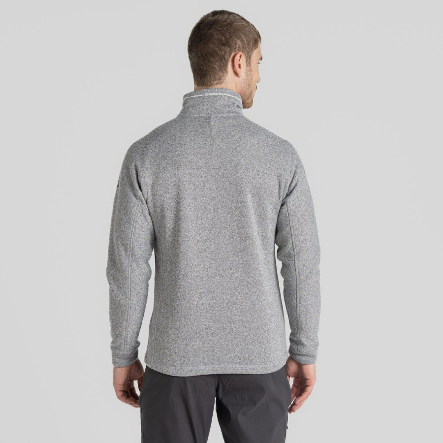 Mens Craghoppers Full Zip Fleece | Men'S Torney Ii Full Zip Fleece - Dove Grey Marl