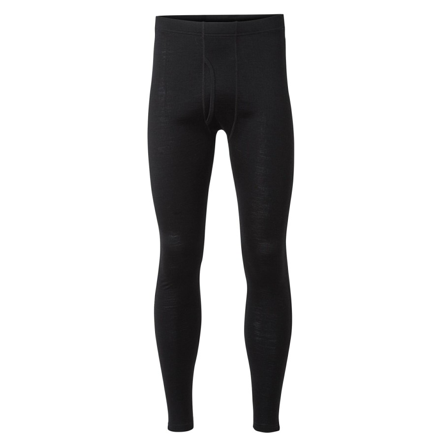 Mens Craghoppers Walking Trousers | Men'S Expert Merino Baselayer Leggings - Black