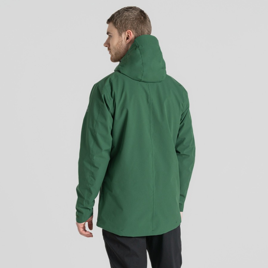 Mens Craghoppers Waterproof Jackets | Men'S Lorton Stretch Waterproof Jacket - Evergreen