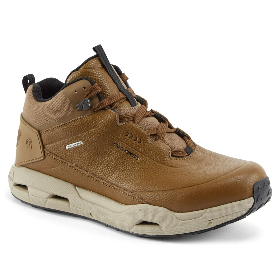 Mens Craghoppers Walking Shoes | Men'S Adflex Eco - Brown Tan