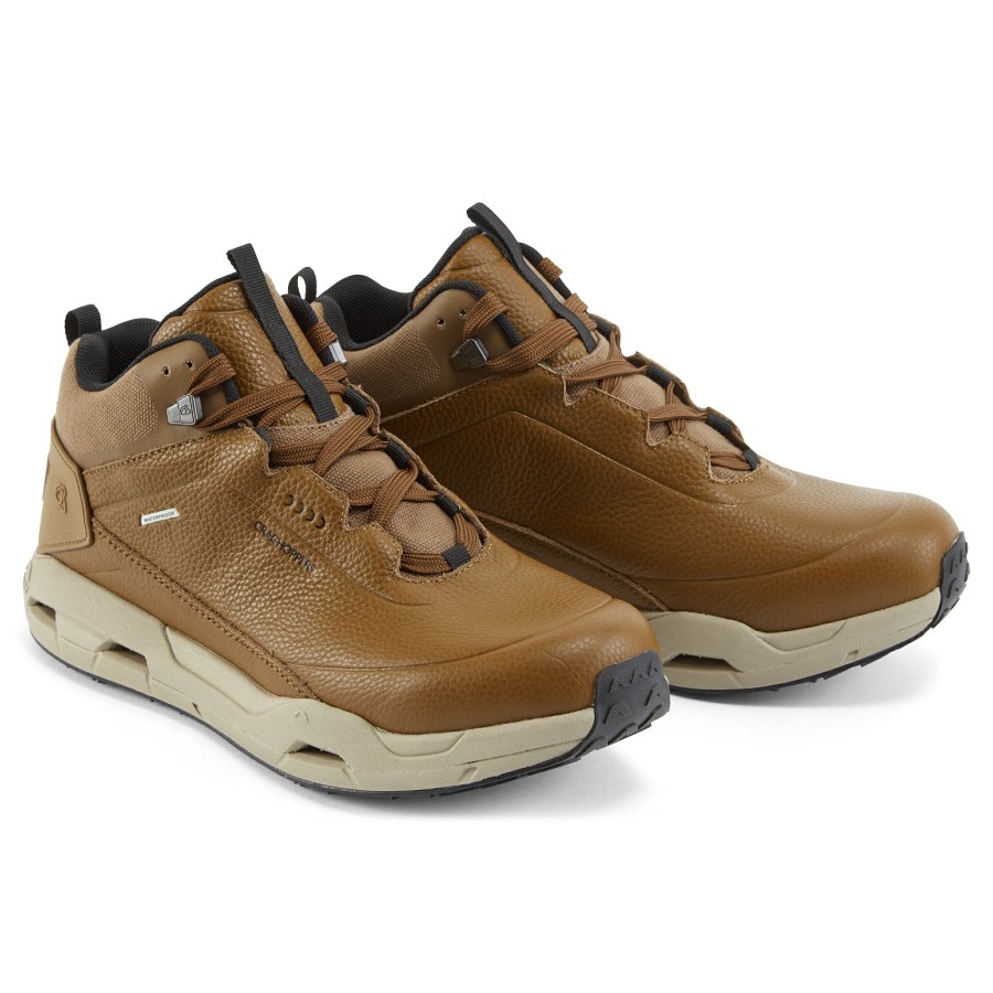 Mens Craghoppers Walking Shoes | Men'S Adflex Eco - Brown Tan