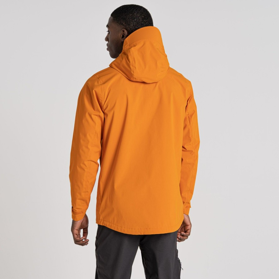 Mens Craghoppers Waterproof Jackets | Men'S Maris 2.5L Stretch Waterproof Jacket - Canyon Orange