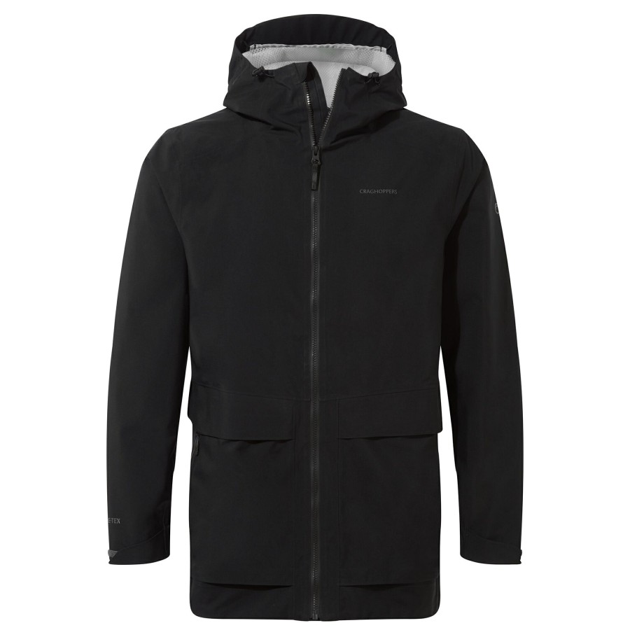 Mens Craghoppers Gore Tex Jackets | Men'S Toledo Gore-Tex Jacket - Black