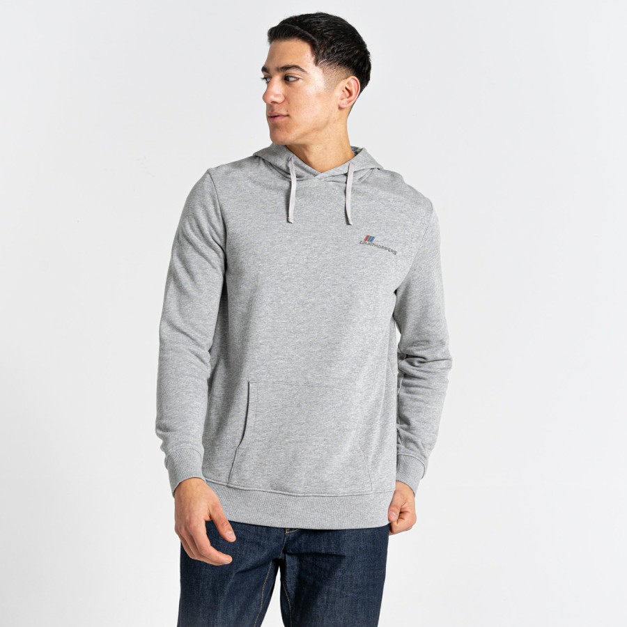 Womens Craghoppers Long Sleeve | Lautner Hooded Top - Soft Grey Marl