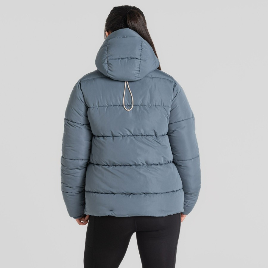 Womens Craghoppers Insulated Jackets | Women'S Orla Hooded Jacket - Winter Sky