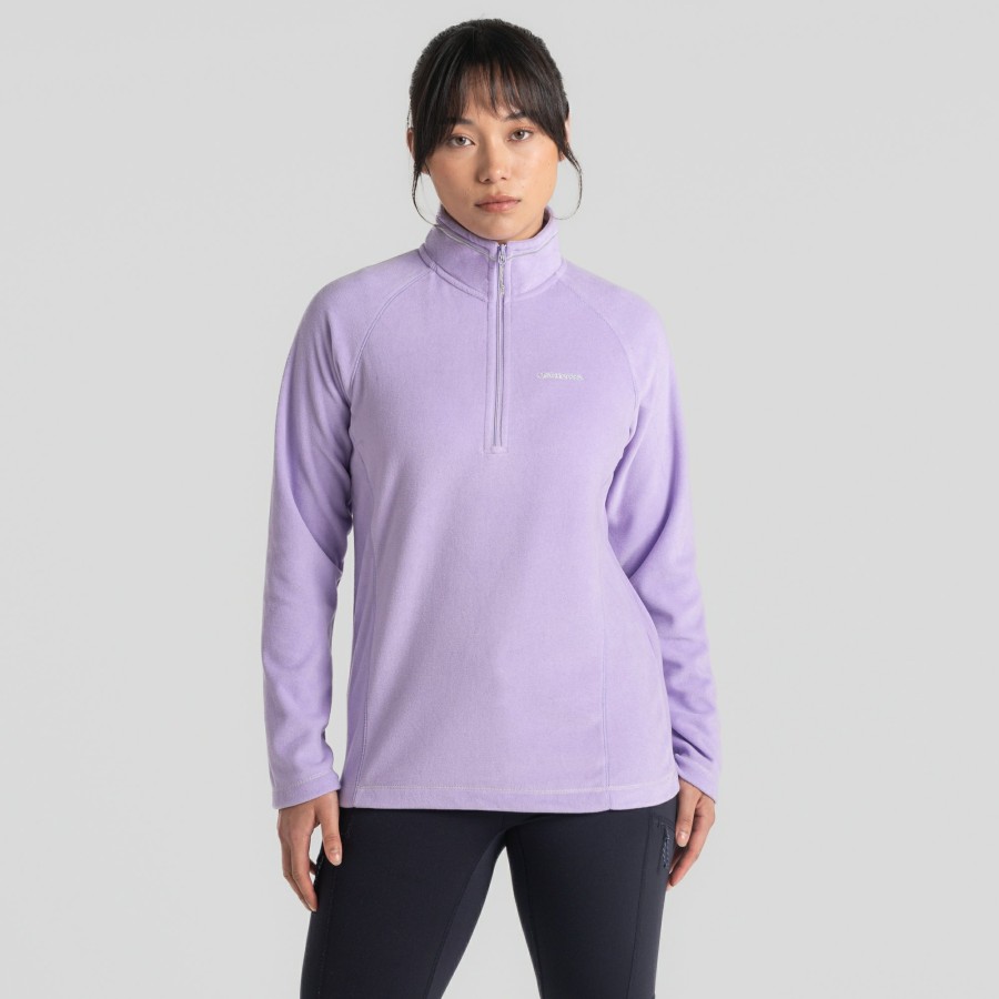 Womens Craghoppers Half Zip Fleece | Women'S Miska Half Zip Fleece - Verbena