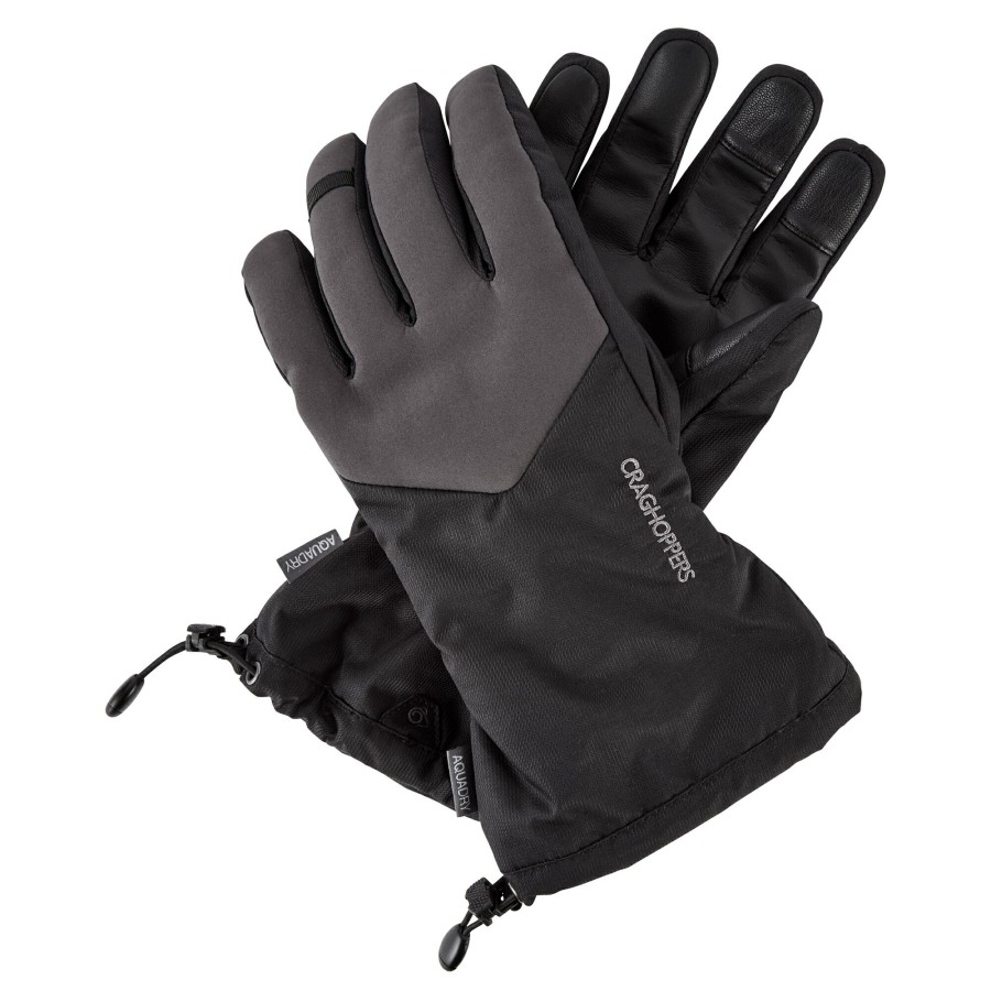 Womens Craghoppers Gloves | Otho Glove - Black / Black Pepper