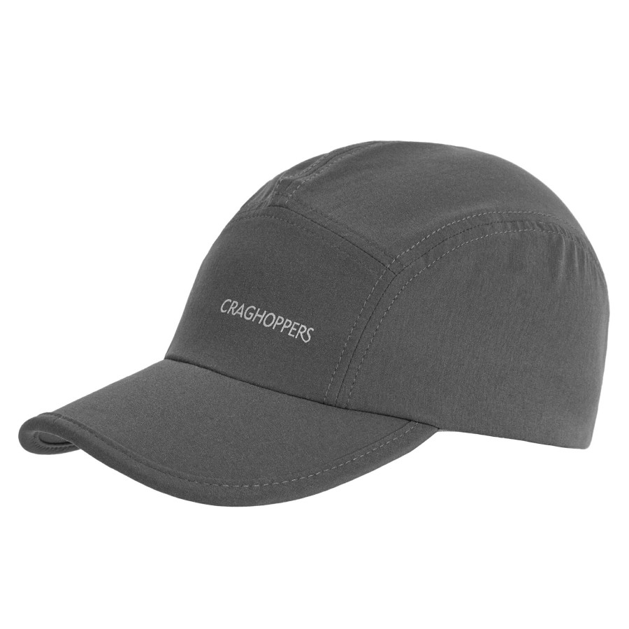 Womens Craghoppers Hats | Nosilife Multi Active Cap - Black Pepper