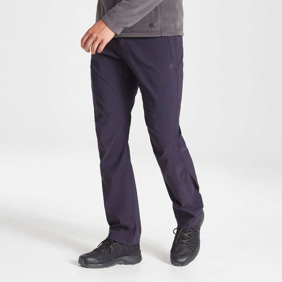 Mens Craghoppers Walking Trousers | Expert Kiwi Pro Stretch Trousers - Dark Navy