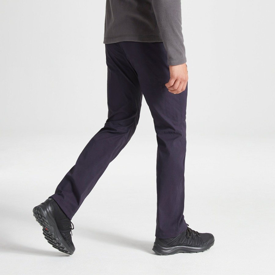 Mens Craghoppers Walking Trousers | Expert Kiwi Pro Stretch Trousers - Dark Navy