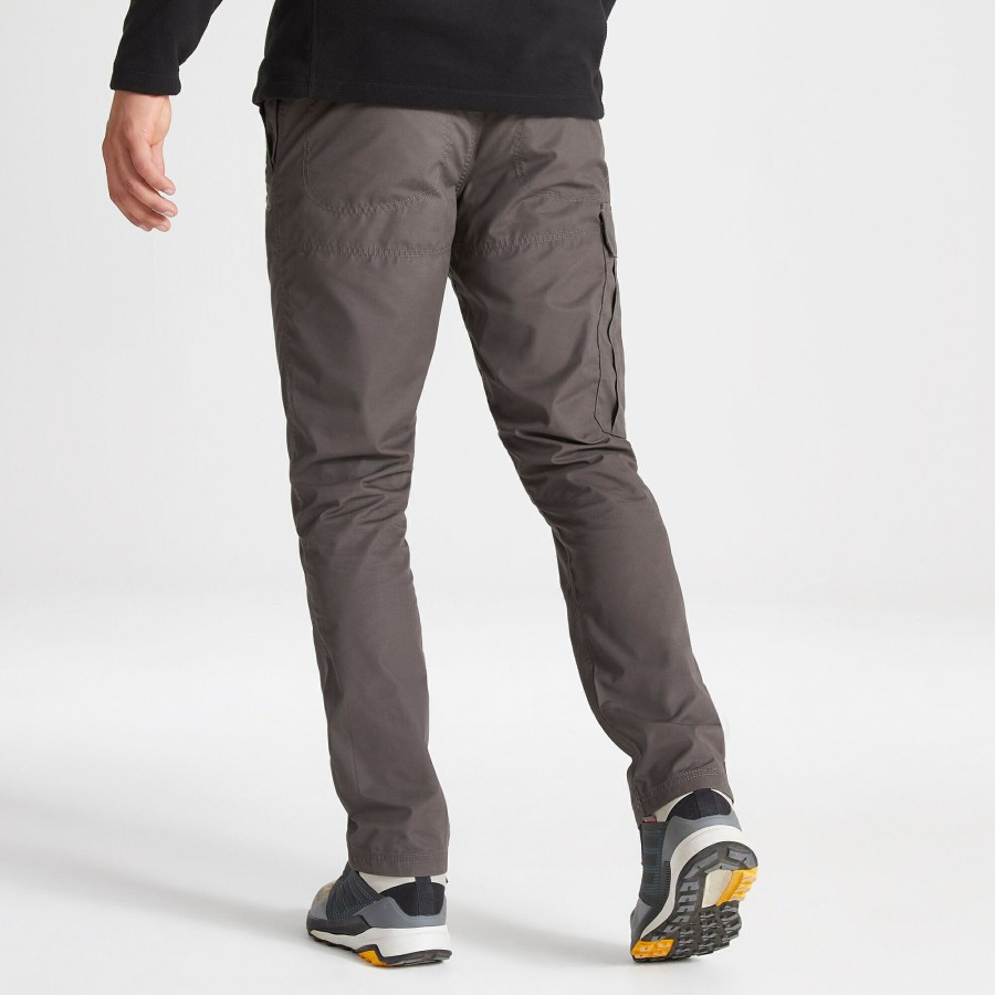 Mens Craghoppers Cargo Trousers | Men'S Kiwi Slim Trousers - Bark