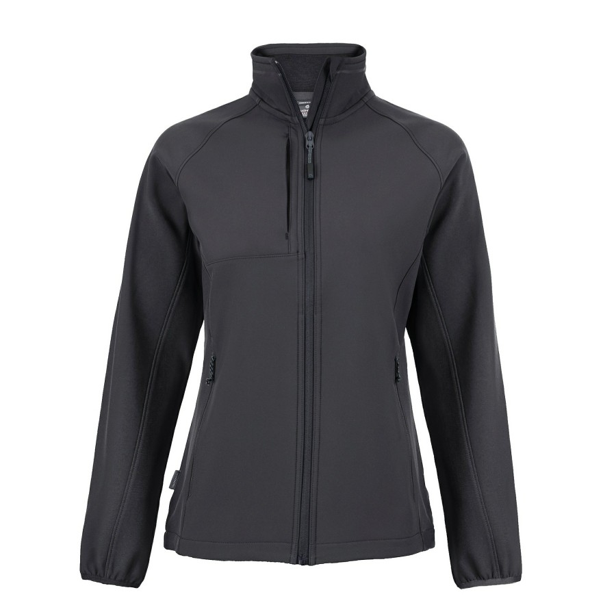 Womens Craghoppers Softshell Jackets | Women'S Expert Basecamp Softshell Jacket - Carbon Grey