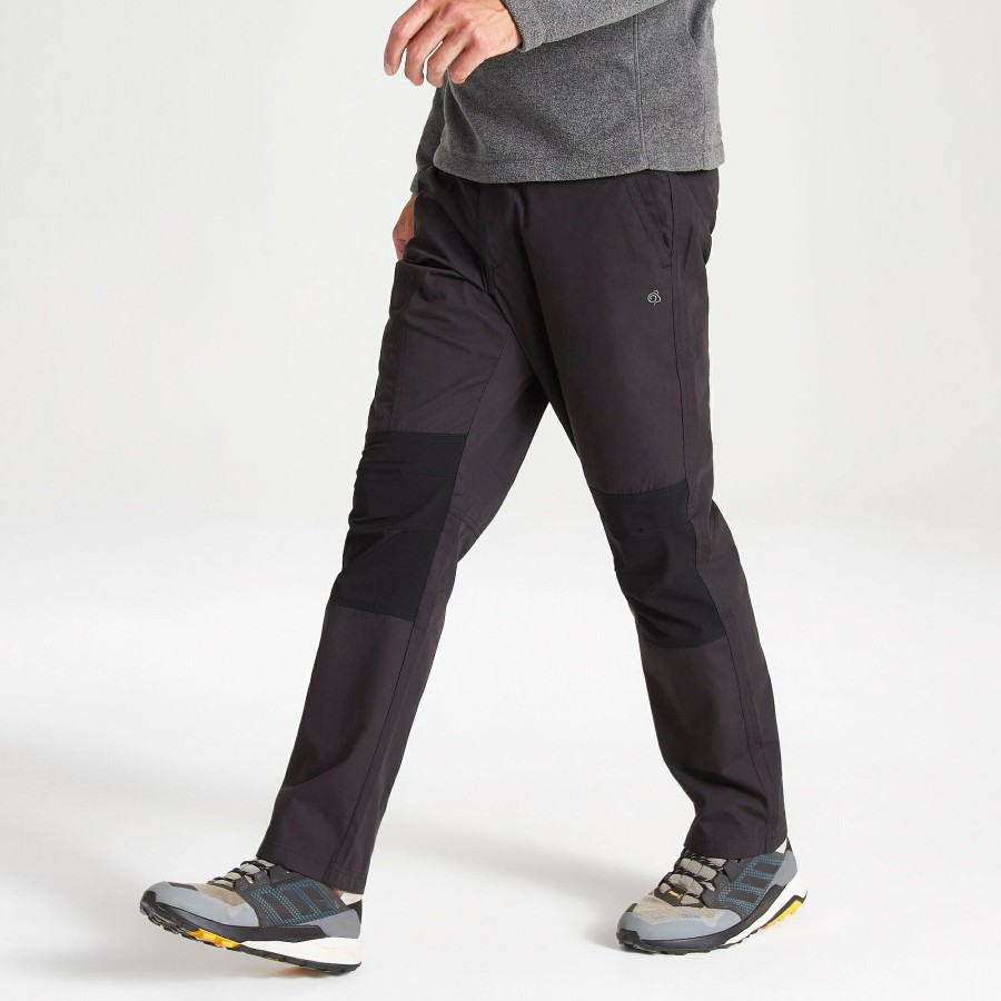 Mens Craghoppers Walking Trousers | Men'S Verve Trousers - Black