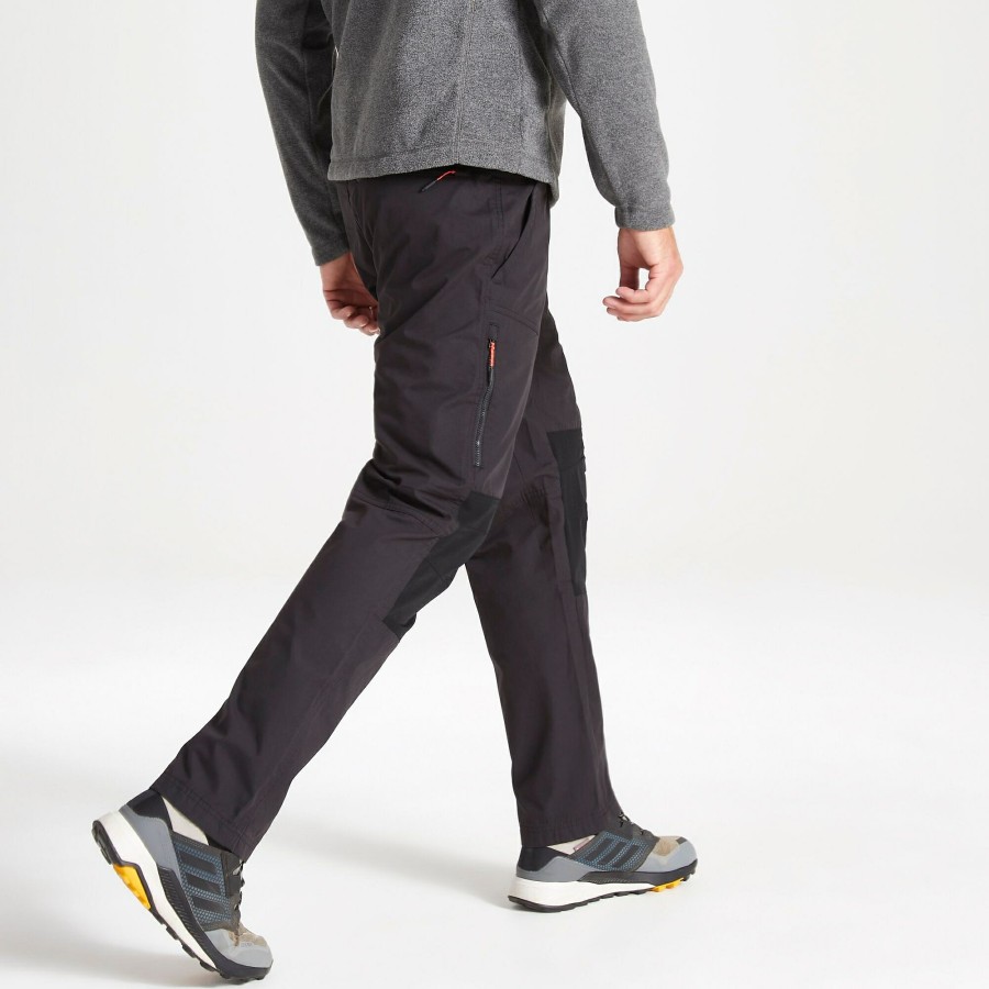 Mens Craghoppers Walking Trousers | Men'S Verve Trousers - Black