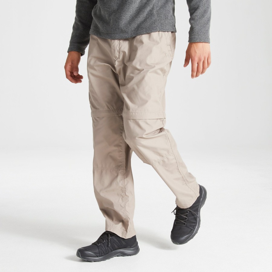 Mens Craghoppers Zip Off Trousers | Men'S Kiwi Convertible Trousers - Beach