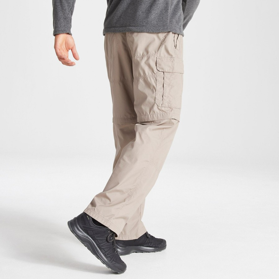 Mens Craghoppers Zip Off Trousers | Men'S Kiwi Convertible Trousers - Beach